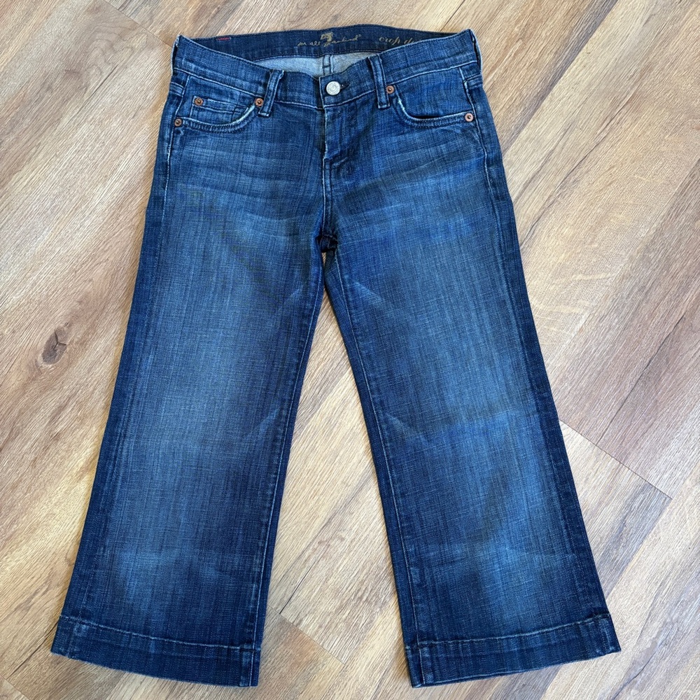7 for All Mankind Dojo Crop Low Rise Jeans from 2007-2009 Sz. 25